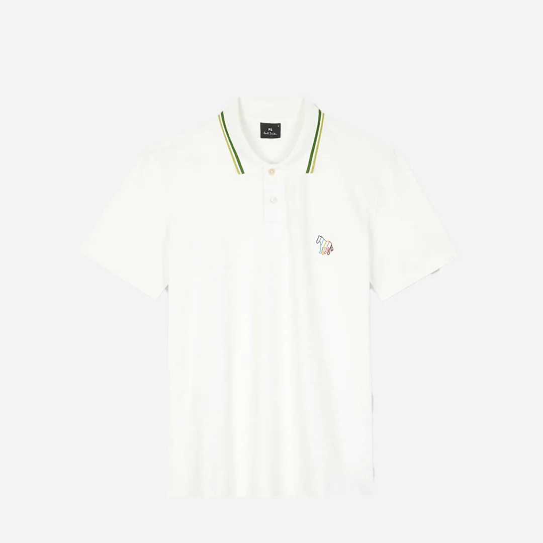 Camiseta Polo Hombre Blanca P.S. - Imagen 4