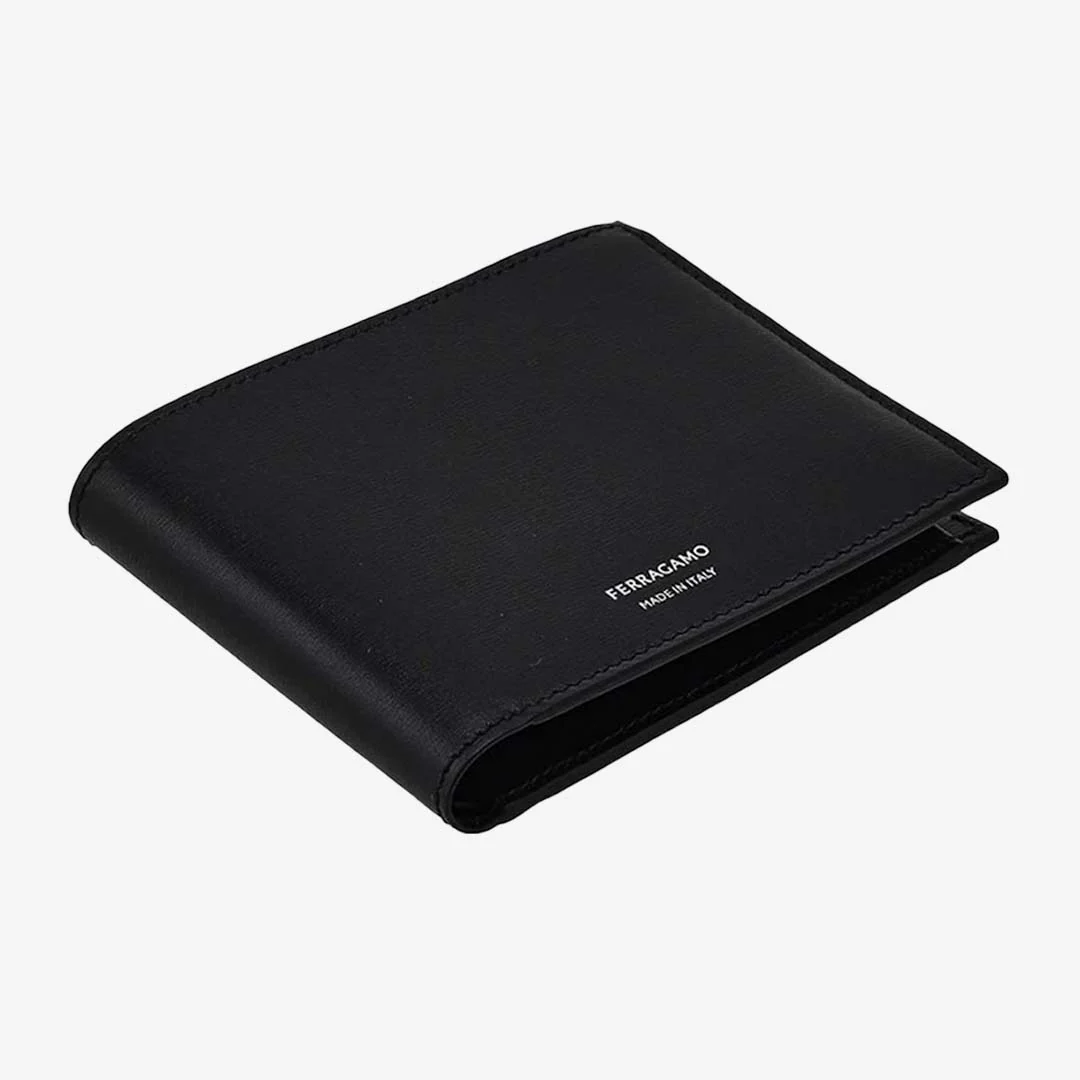 Billetera Clásica Negra en Cuero - Imagen 4