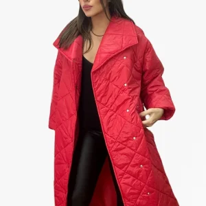 Abrigo Plumifero Guata Rojo