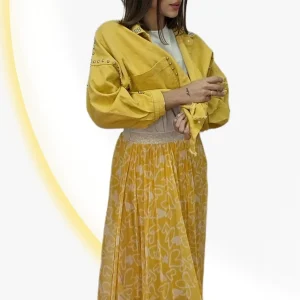 Falda Tul Hearts Amarilla