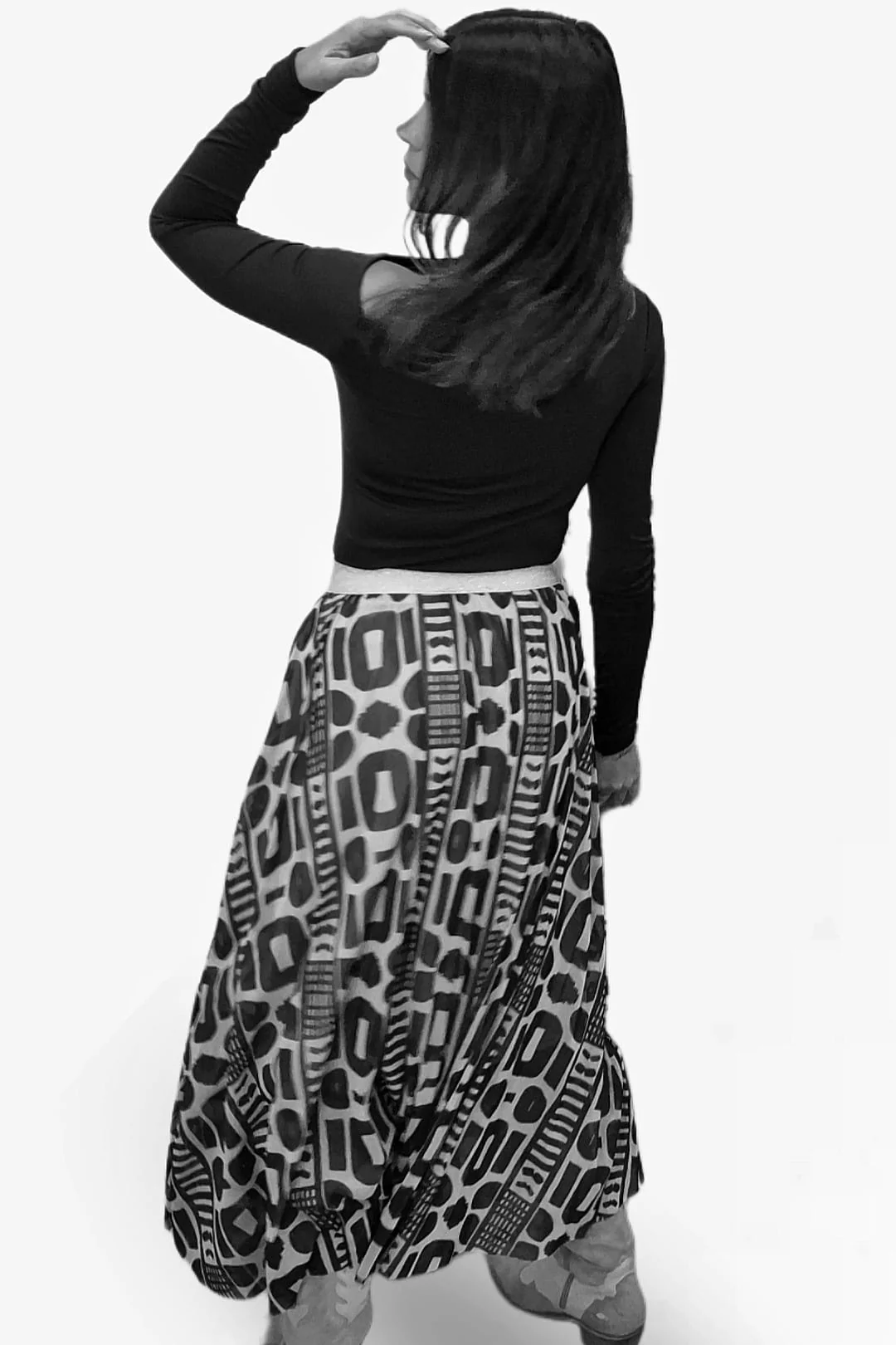 Falda Tul Maya Verde - Imagen 3