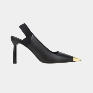 Zapato Dama Alto en Cuero Negro S.F.