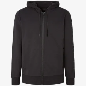 Chaqueta Negra Cremallera Frontal H.L.