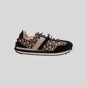 Tenis Hombre Lulio Gancini Negro/Beige S.F.