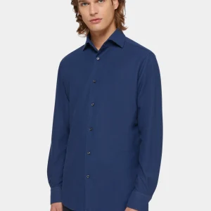 Camisa Azul Zafiro Tejido Estructurado B.