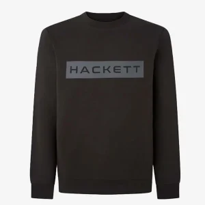 Sweater Clásico Negro Logo H.L.