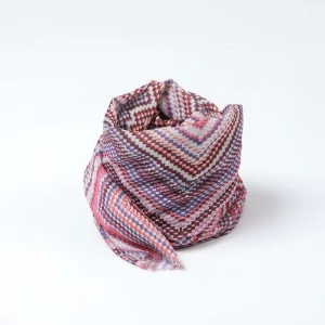 Pañuelo Estampado Chevron Rosado Humana