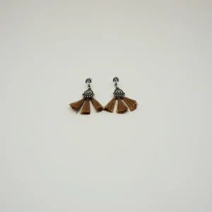 Aros Mediano Dorado Natural Mystic Tassels Tatienne