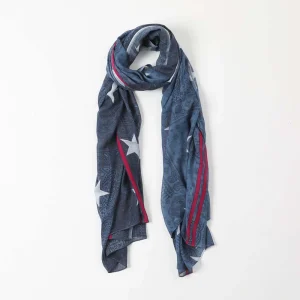 Pañuelo Estampado Azul Usa Humana