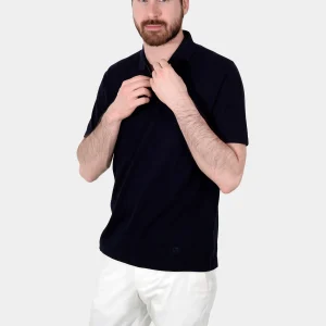 Camiseta Polo Knitwear Azul Marino C.