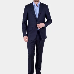 Traje de Hombre Azul Profundo Lana B.