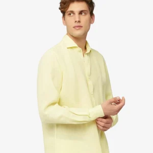 Camisa Amarilla De Lino H&B