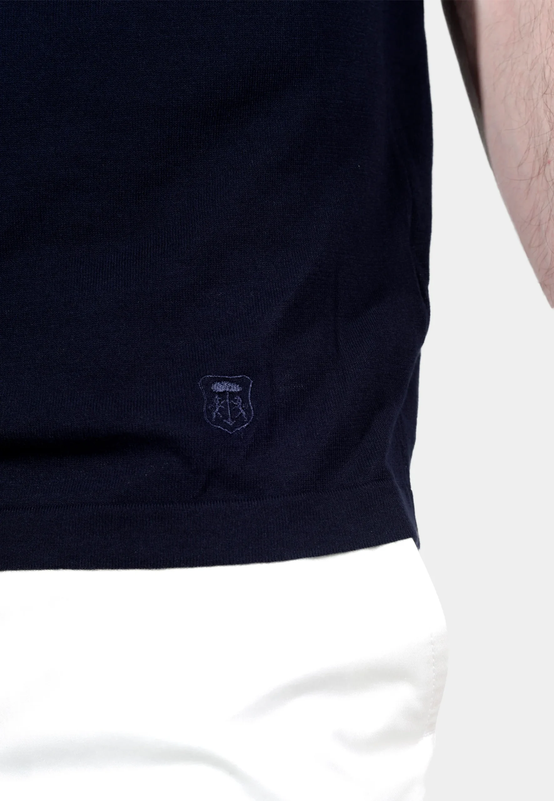 Camiseta Polo Knitwear Azul Marino C. - Imagen 5