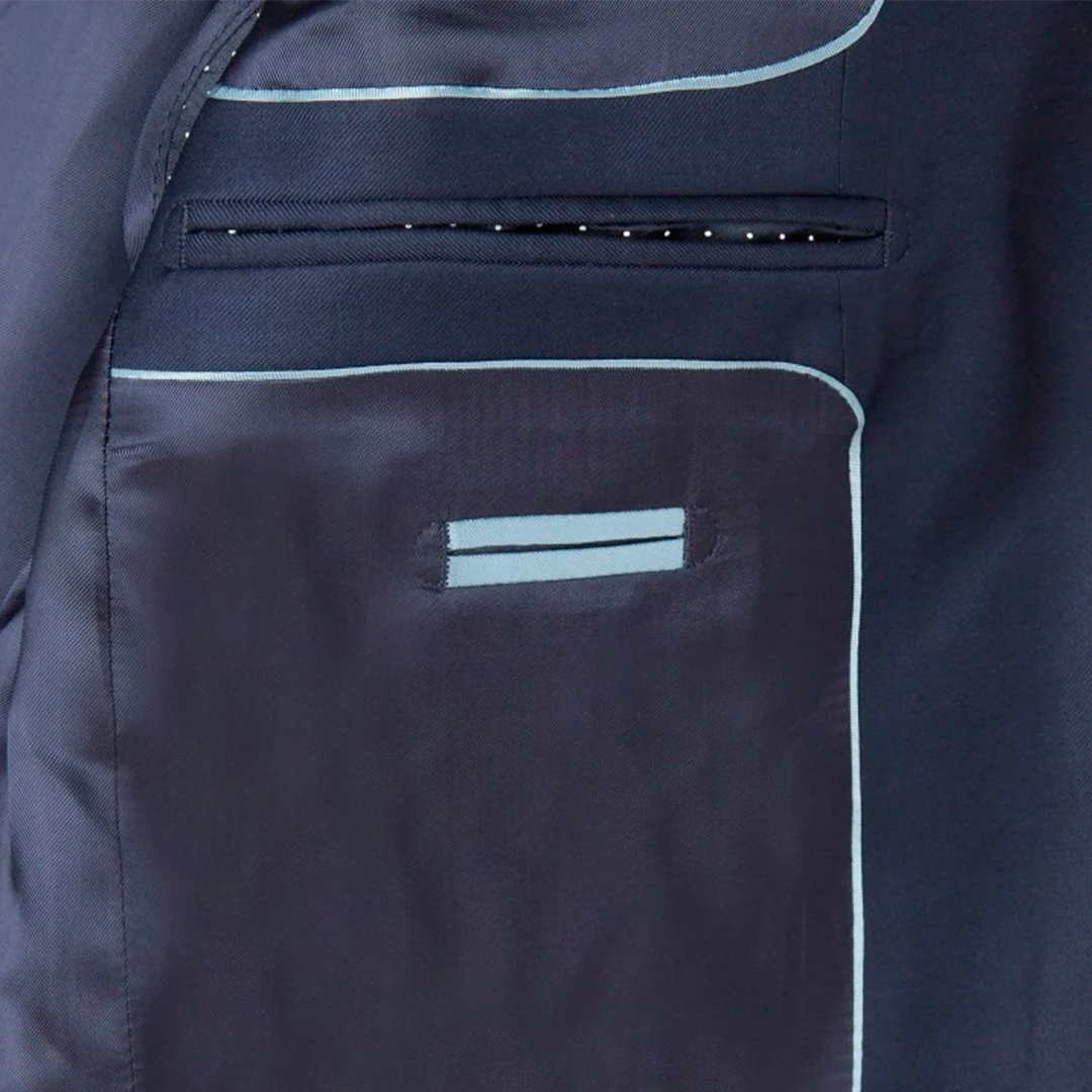 Traje Clásico Azul Marino Hombre H.L. - Imagen 6