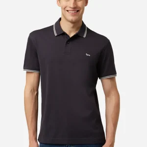 Camiseta Polo Azul Marino Logo H&B