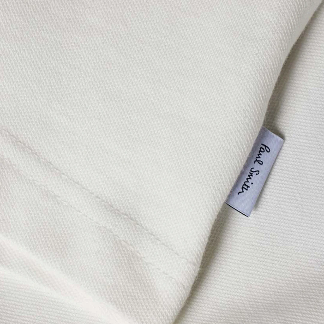 Camiseta Polo Hombre Blanca Botones P.S. - Imagen 4