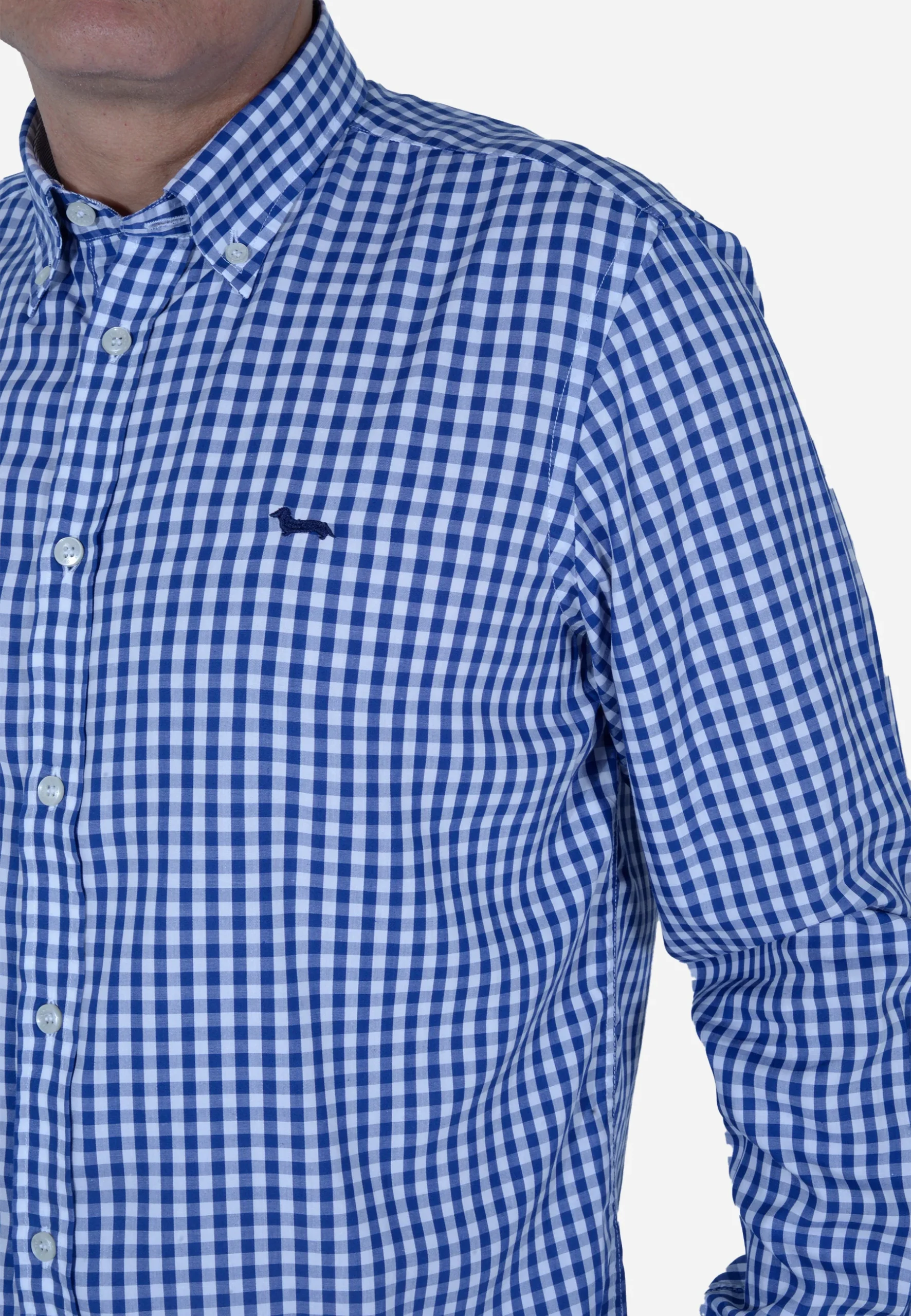Camisa Cuadros Bengala Azul H&B - Imagen 6