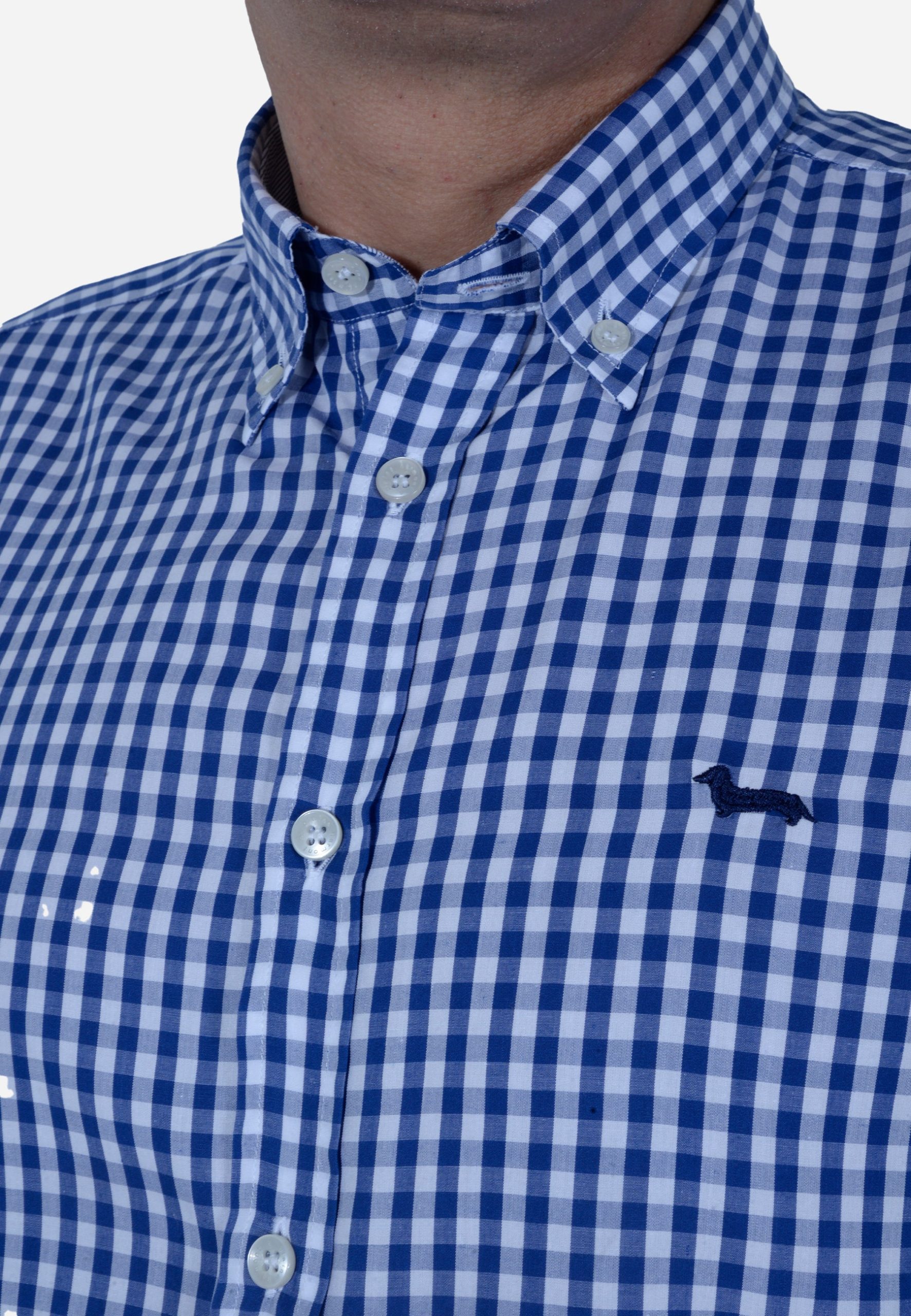 Camisa Cuadros Bengala Azul H&B - Imagen 7