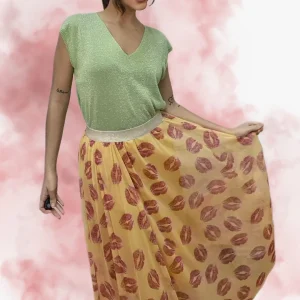 Falda Tul Kisses Amarilla