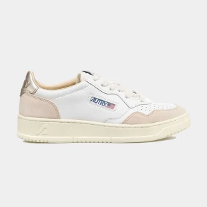 Tenis Medalist Dama Blanco/Beige/Dorado