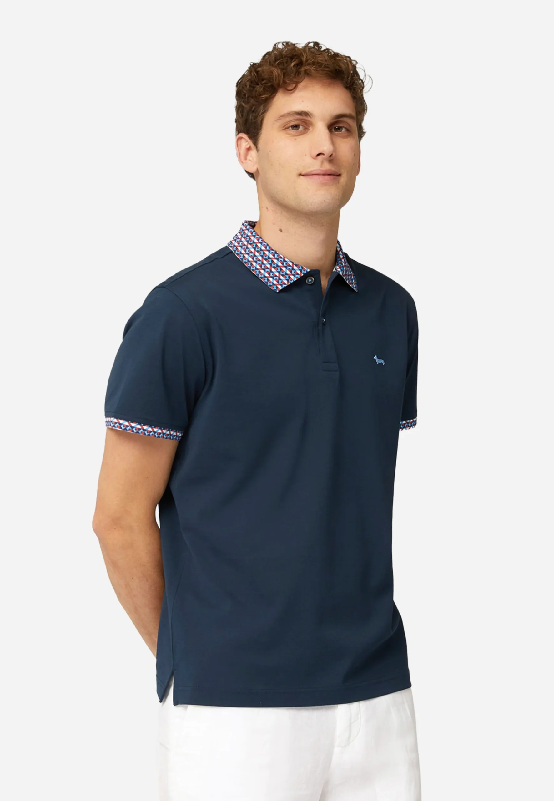 Camisa Polo Azul Marino H&B
