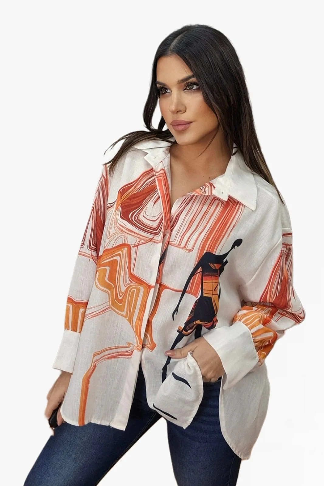 Camisa Acuarela Combinada - Imagen 5