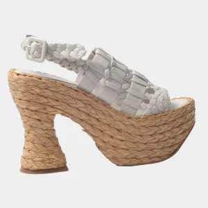 Sandalia Dama Prue Blanco P.B.