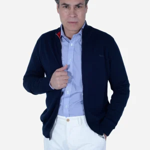 Sweater Azul Marino en Lana y Cashmere H&B