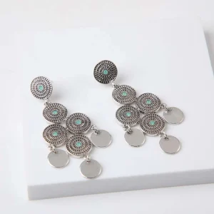 Aros Largo Lavanda Celeste Humana