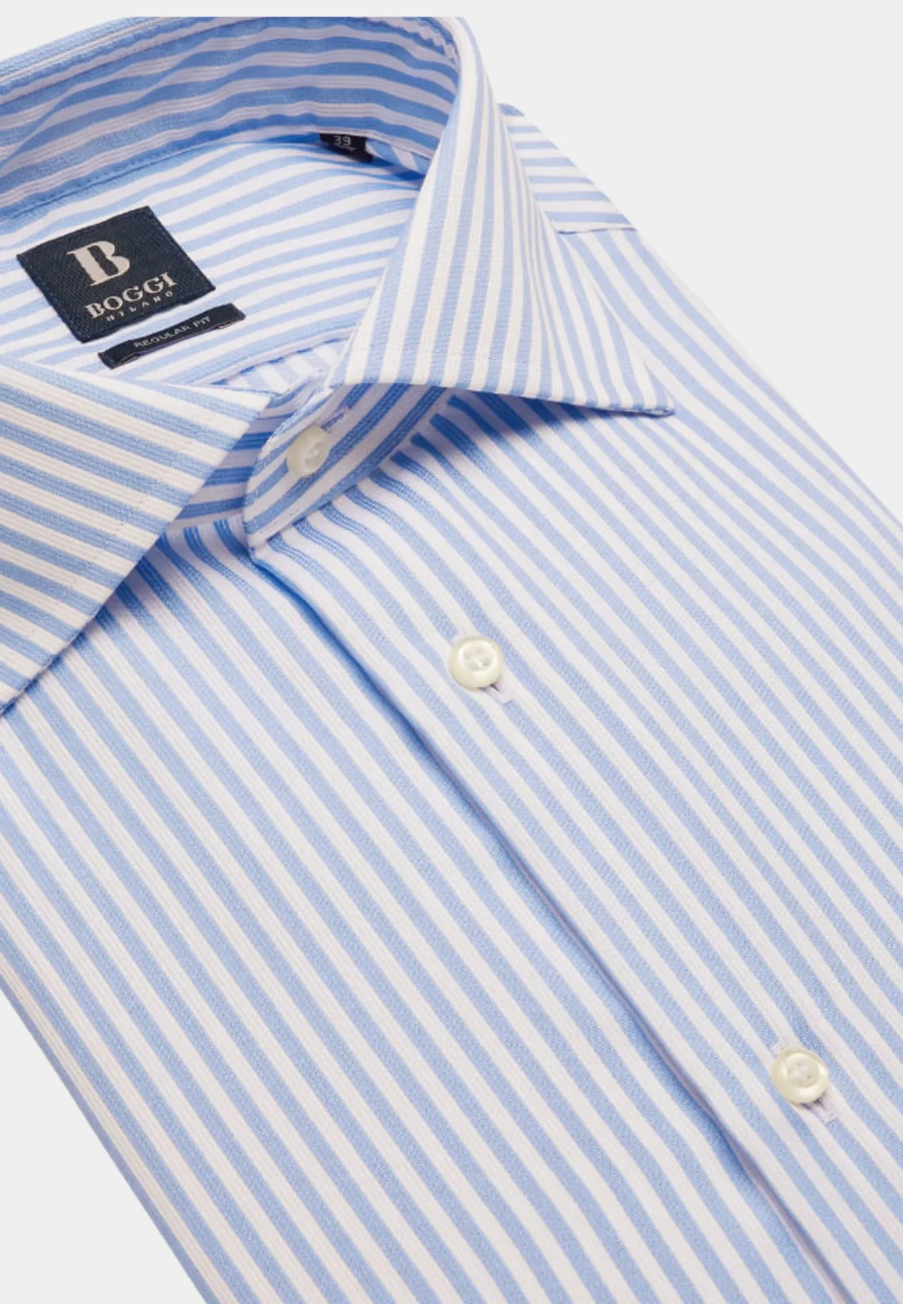 Camisa Vestir Rayas Clásicas Azul B. - Imagen 4