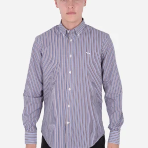 Camisa Formal Rayas Verticales Hombre H&B