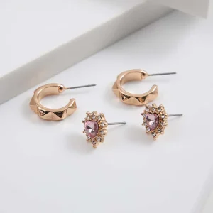 Set Aros Nostalgia Rosado Tatienne