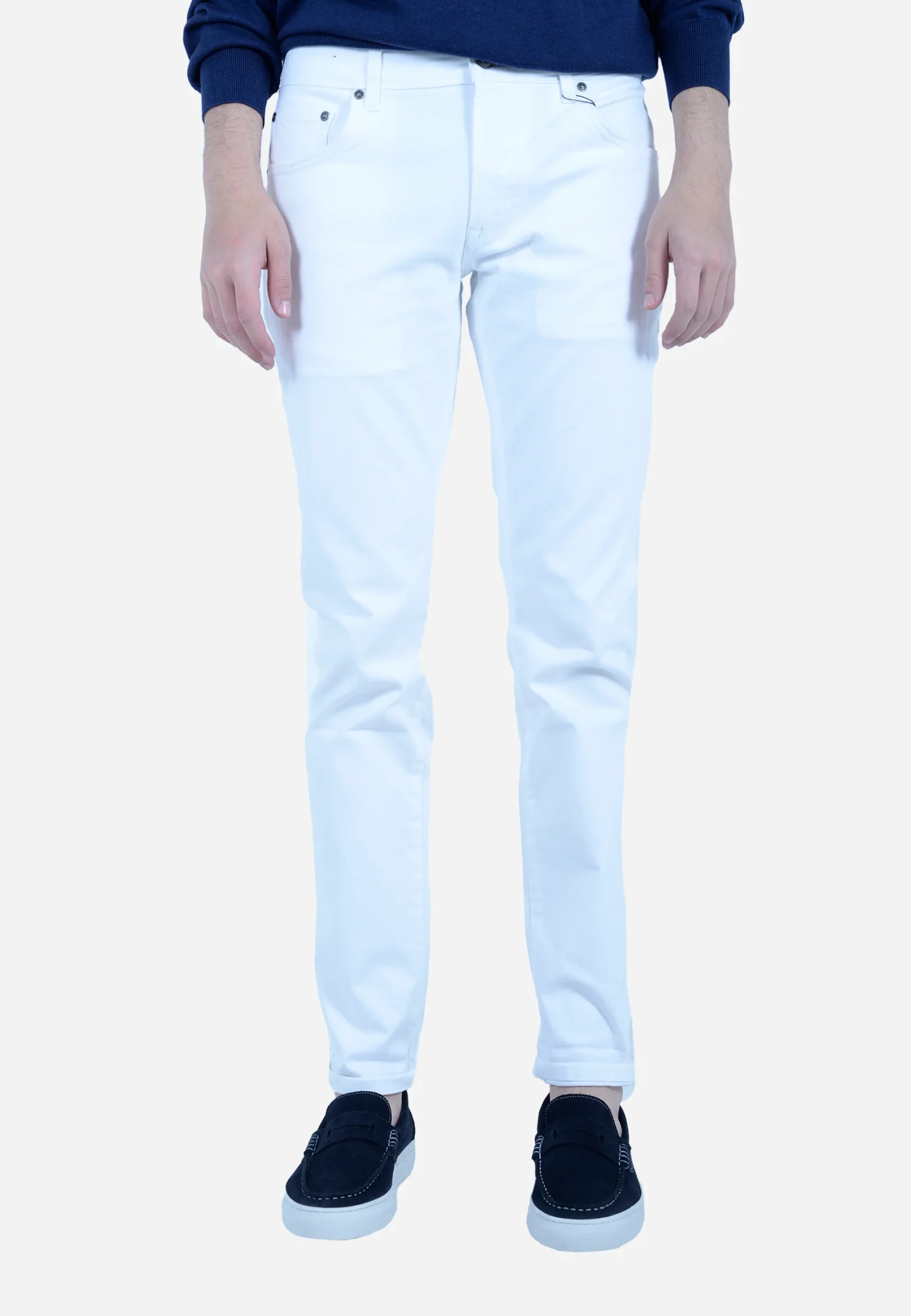 Pantalán Blanco Bolsillos H.L.