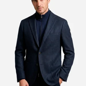 Saco Padded Half-lined Azul Marino C.