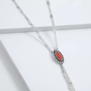 Collar Largo Marbella Rojo Humana