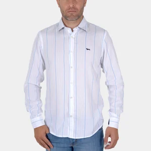 Camisa Blanca Rayas Náuticas H&B