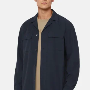 Chaqueta  Navy Bolsillos Parche B.