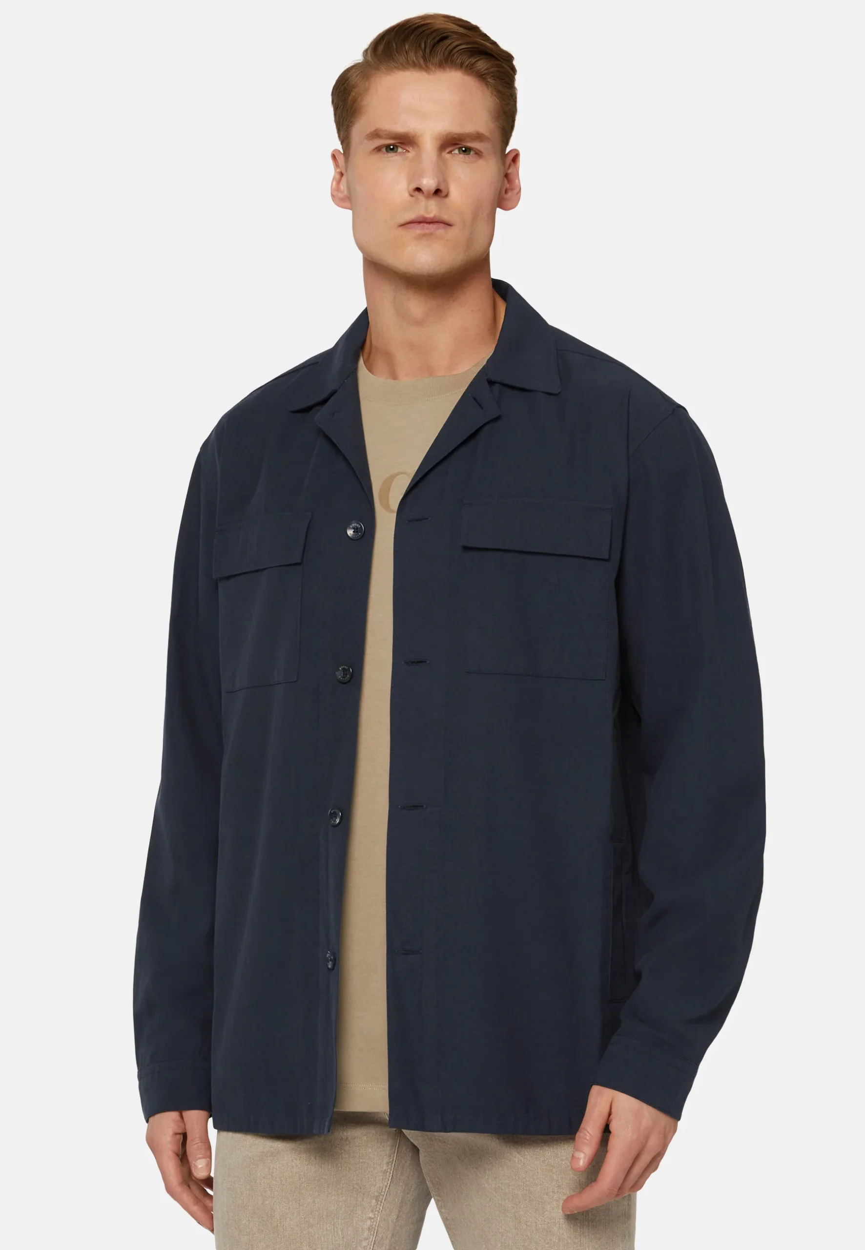 Chaqueta Navy Bolsillos Parche B.