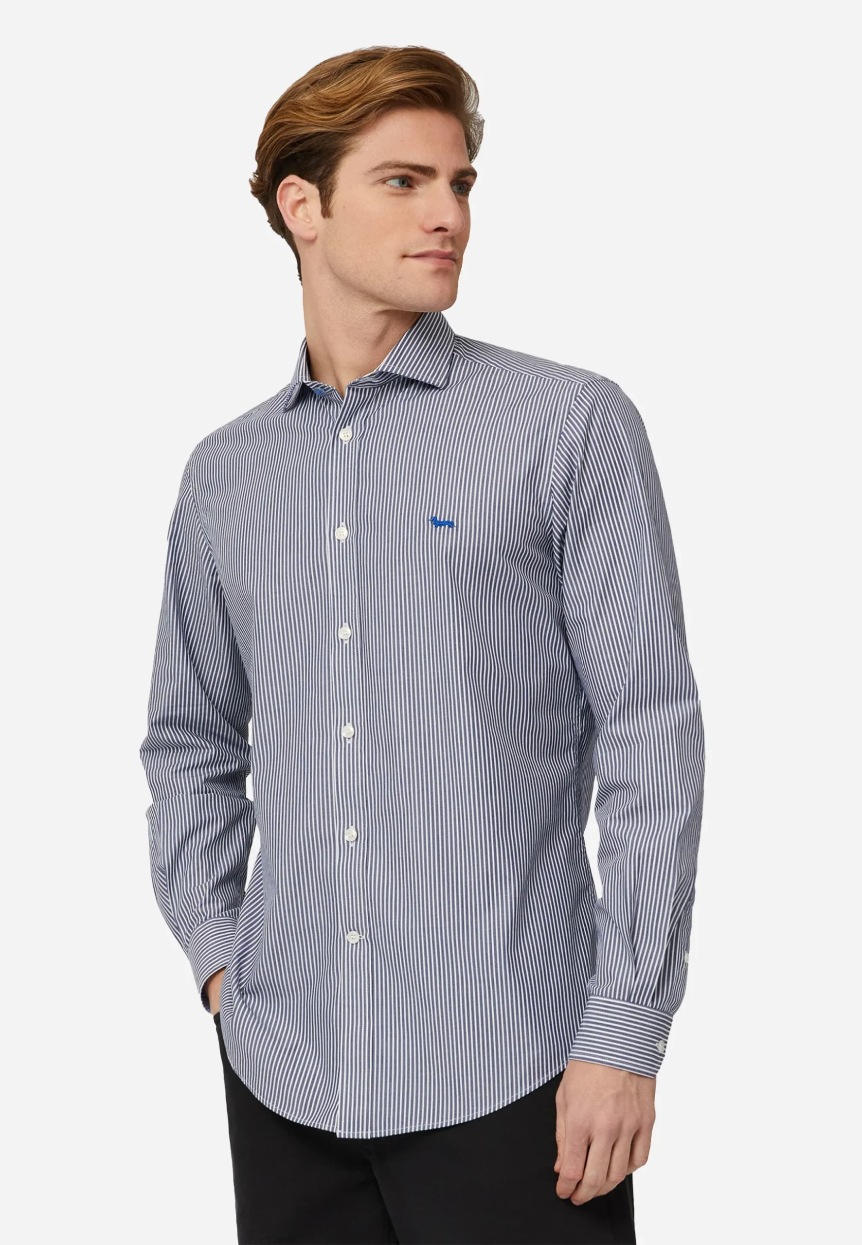Camisa Sport Azul Cielo Algodón H&B