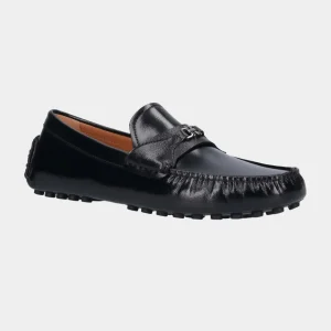 Zapato Mocasines Driver Gancini Negro S.F.