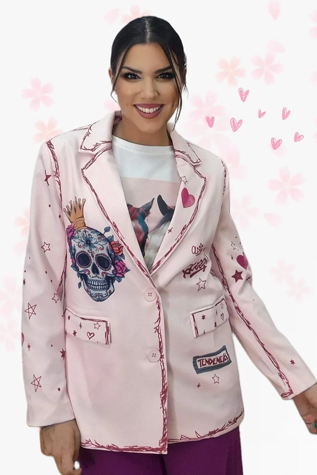 Blazer Tendezies Rosa
