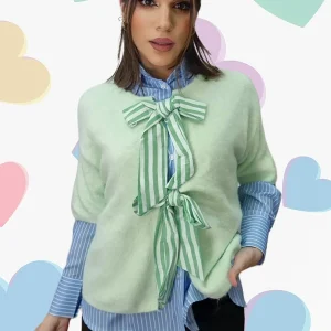 Camiseta Lazos Bicolor Verde