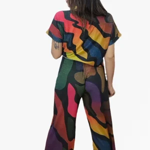 Pantalon Lurex Multicolor