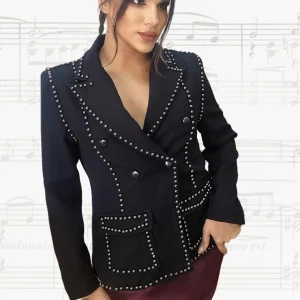 Blazer Cruzada Metalics Negra