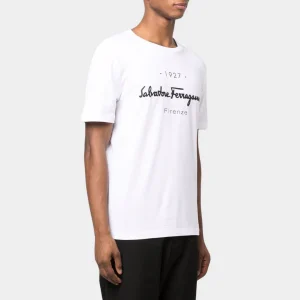 Camiseta Tshirt Hombre Blanca Logo S.F.