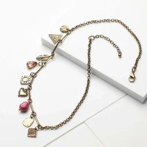 Collar Corto Rojo Zepel Tatienne