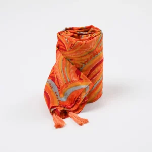 Pañuelo Estampado Abedul Naranjo Humana