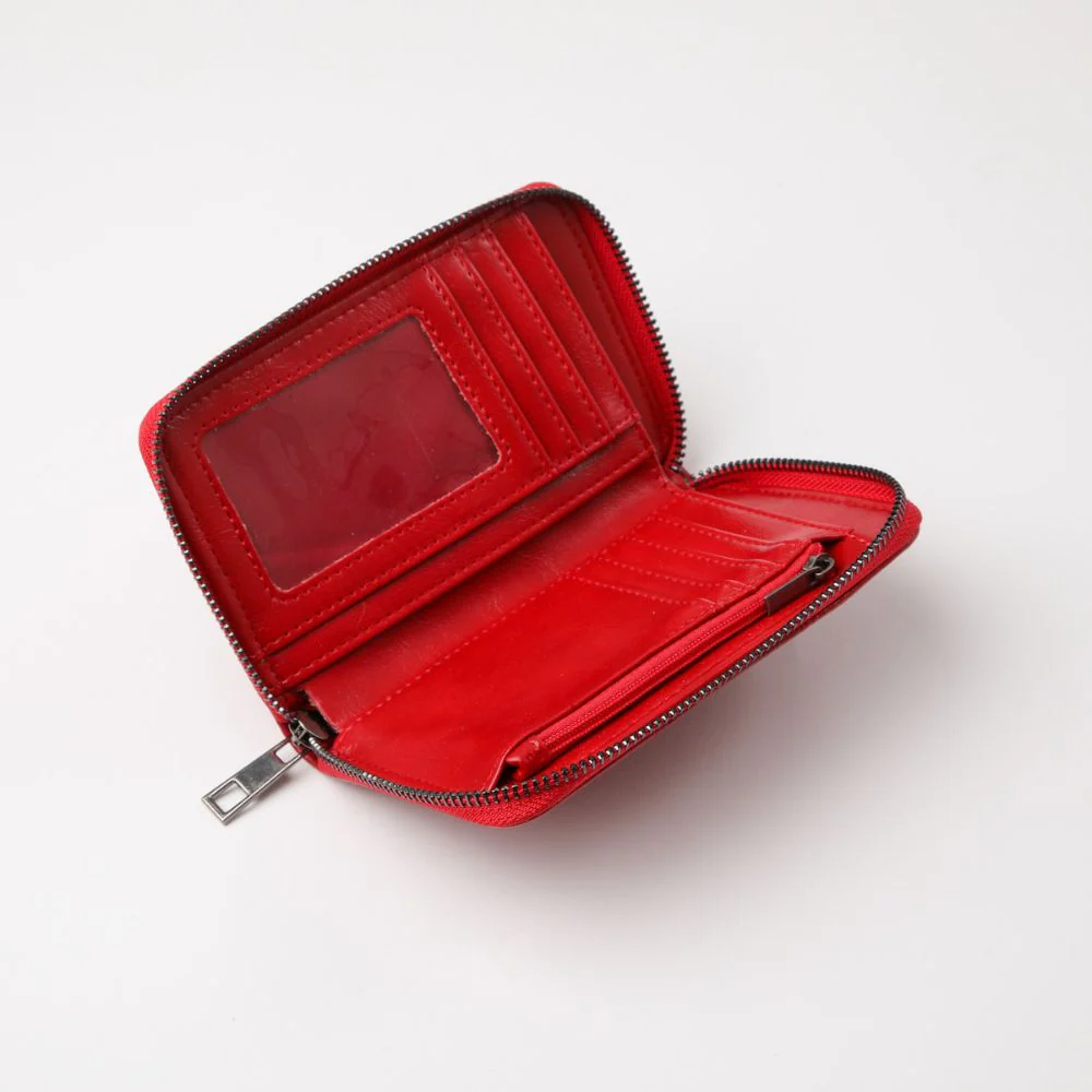 Billetera Chica Zebra Roja Humana - Imagen 3