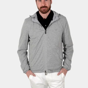 Chaqueta "Active" Half-Zip Gris C.