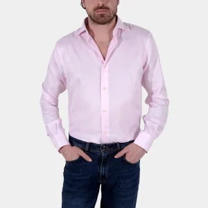 Camisa Rosa Algodón B.
